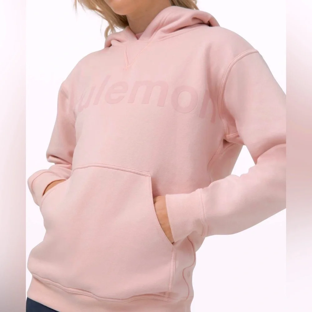 Lululemon All Yours Hoodie *Graphic in Feather Pink Size 10